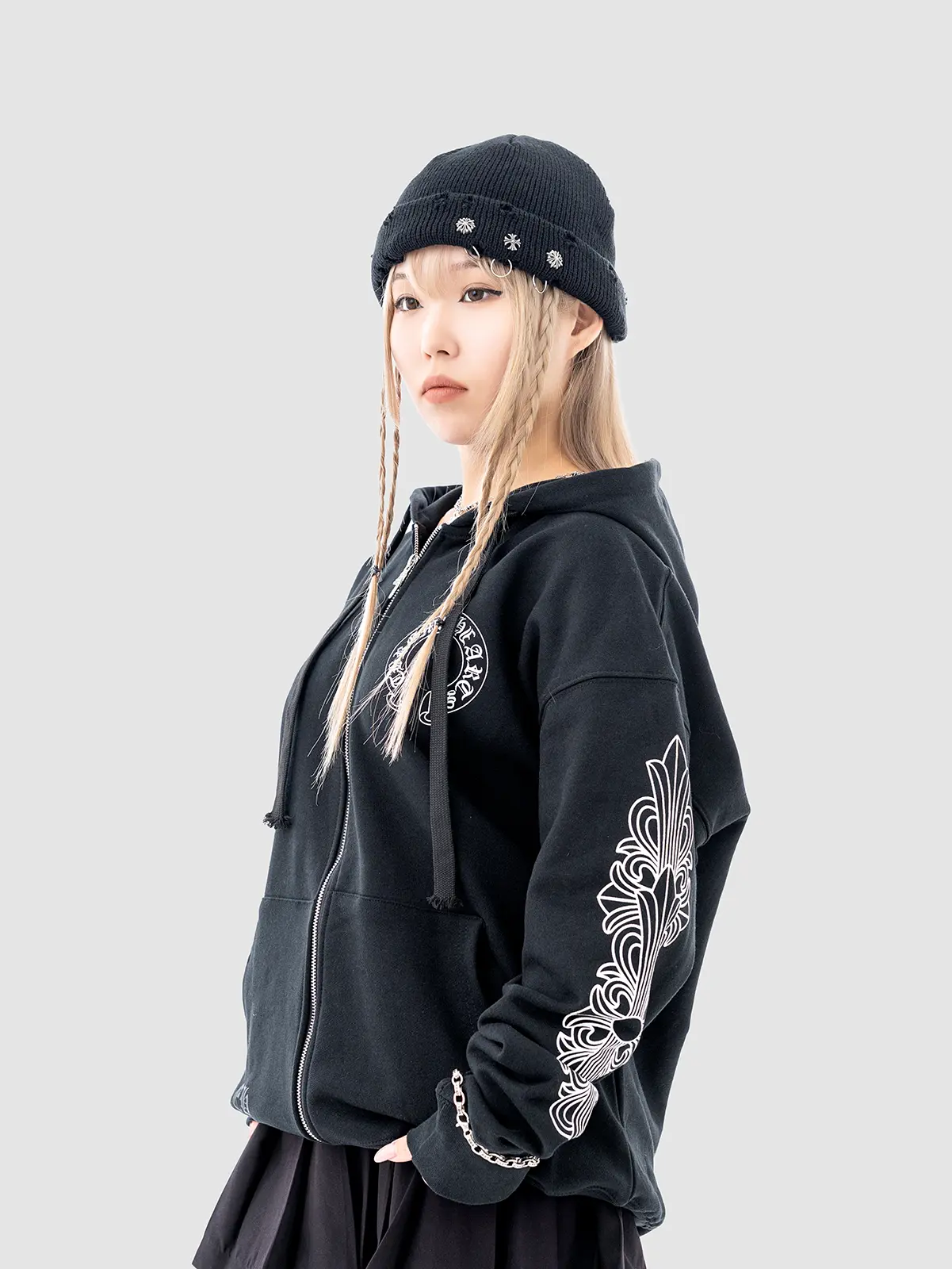 Зип Толстовка "Chrome Hearts" — изображение 3