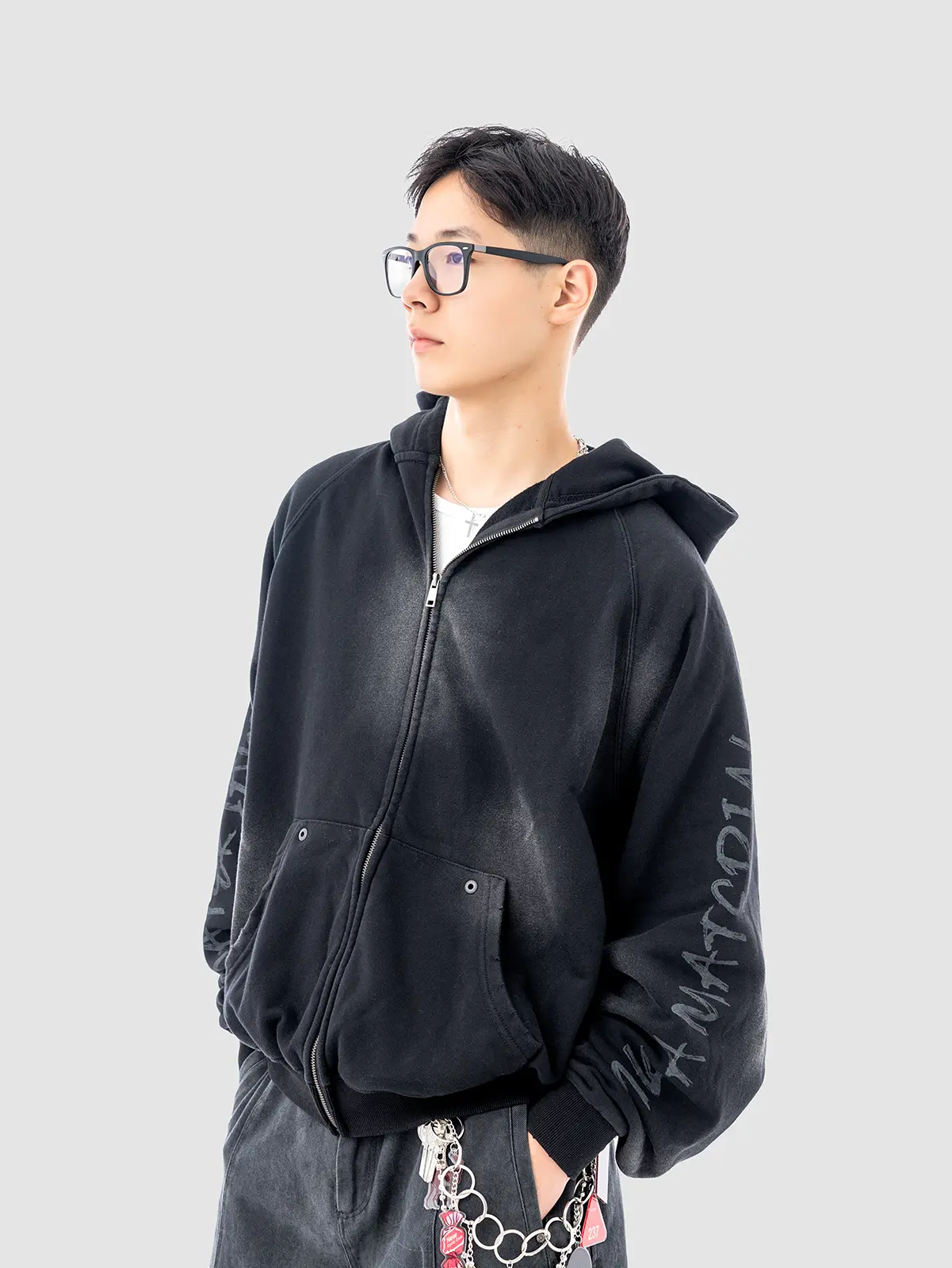 Зип Толстовка "SMK" — изображение 7