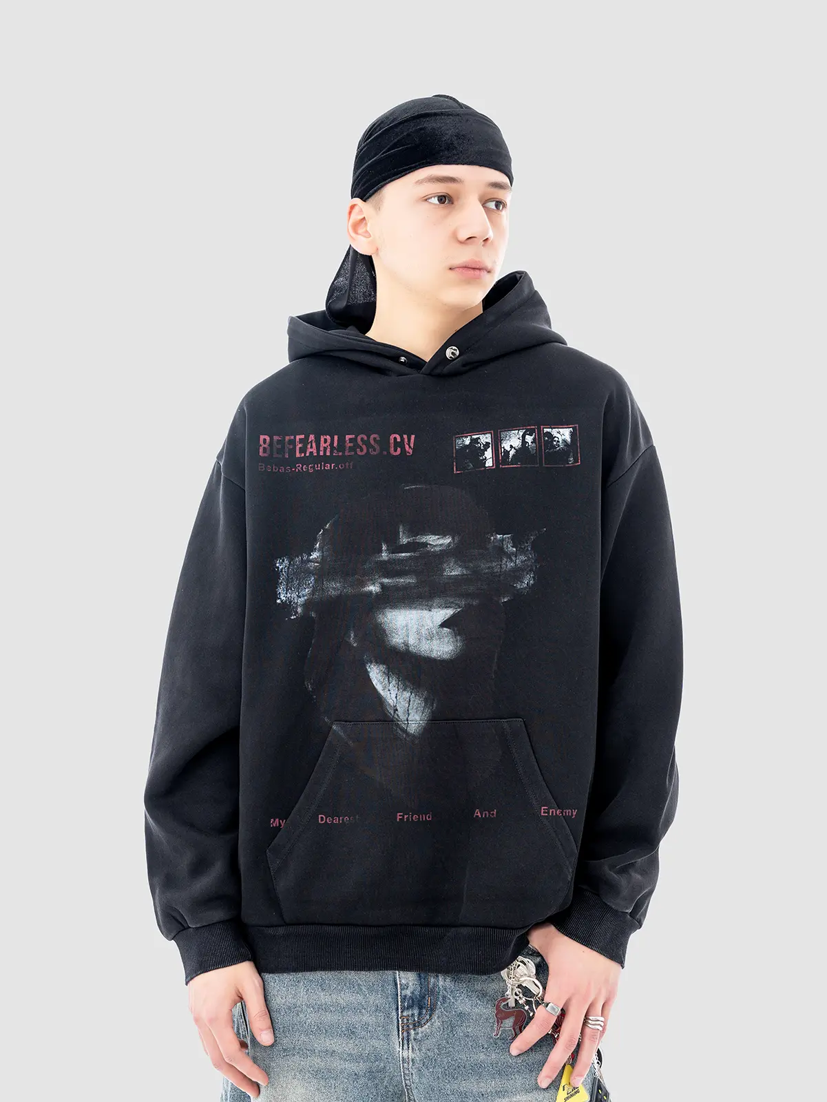 Худи "BEF-EARLESS" — изображение 5