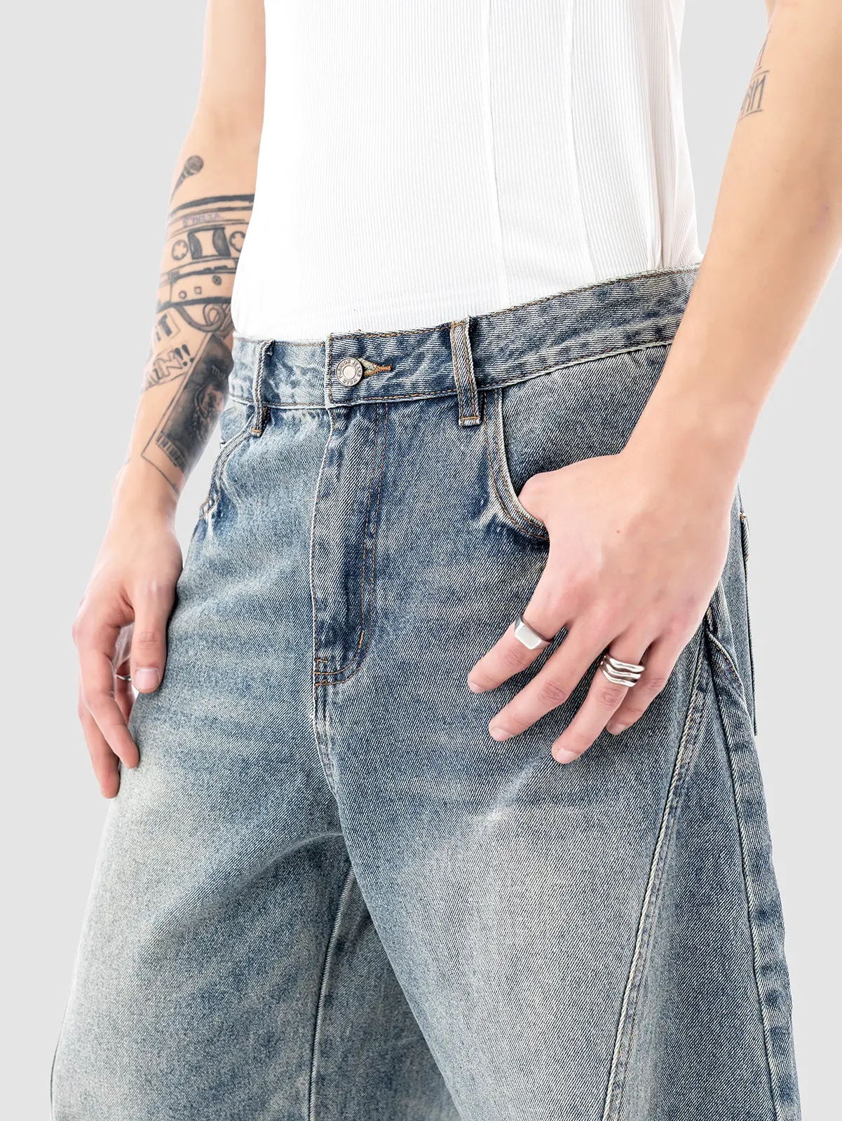 Джинсы "BEF-EARLESS" — изображение 3