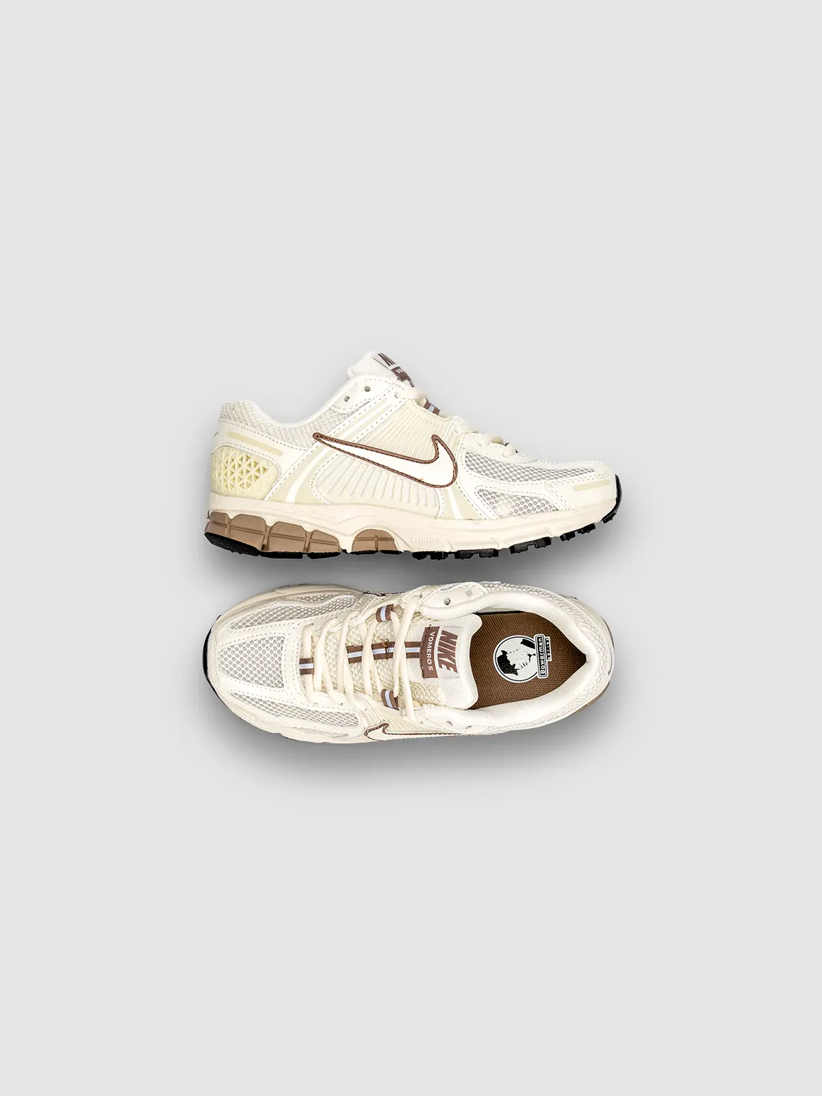 Nike Zoom Vomero 5 "White&Brown" — изображение 2